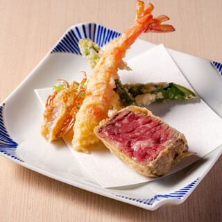天ぷらも味わえるコース料理をご用意しております。