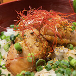 饗 くろ喜 - 「真河豚の炙り刺身めし」500円