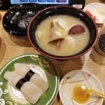 回転寿し トリトン - 〆の光景。