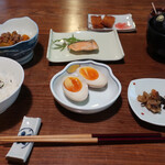 旅荘 かわぐち - しっかりおかずの朝食