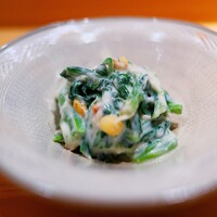 鮨 あらい - クレソンの和え物