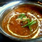 ホクバ - カレープレート（大豆の黒キーマカレー）はスパイシー