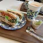 コウジ サンドイッチ - モーニングセット＋１