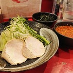 Hiroshimatsukemenhompobakudanya - 広島つけ麺（小）＋きざみのり