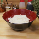 ラーメン 三亀 - ご飯