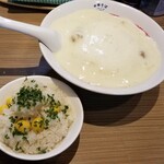 Rock’anDo - 栗とポルチーニのエスプーマ＋銀杏バターライス