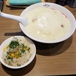 Rock’anDo - 栗とポルチーニのエスプーマ＋銀杏バターライス