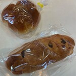 オリーブ - 料理写真:こしあんぱん
チョコとクランベリーのパン（名前は違う気がする）