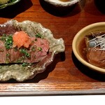 Ittetsu - 常陸牛、鯖の煮付け