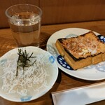 立呑み いっさ - しらすおろし＆厚揚げ