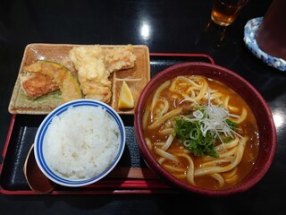 Udongokuu - 匠カレーうどん＋白御飯