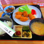 お食事処 河童 - 日替わりワンコインランチ・カキフライ定食　５００円（税込）【２０２２年１１月】