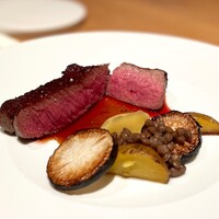 マンサルヴァ - 特産松阪大石牛 48ヶ月 内モモ肉 炙り焼き