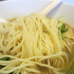 味玉煮干そば　麺アップ