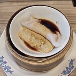 Ba Miyan - バーミヤン飲茶セット「五目湯葉巻きと海老米粉ロール」