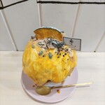 onna wa utsuwa - キャラメルパンプキンカスタードパイかき氷