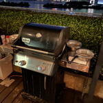 THE BBQ BEACH in AQUA CITY ODAIBA - 肉入れたら閉めて温度あげる