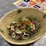 大分からあげと鉄板焼 勝男 - 鶏酢もつ