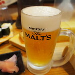 魚路 - 生ビール