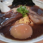 濃厚魚介らぅ麺 純 - あっさりらぅ麺味玉入り大盛950円