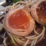 濃厚魚介らぅ麺 純 - 味玉