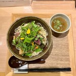 塩そば まえだ - ハーブ和えそば