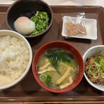 Sukiya - 牛まぜのっけ定食