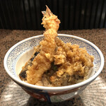 割烹 天ぷら 三太郎 - 海老野菜天丼