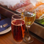 びすとろUOKIN - スパークリングワイン(ロゼ)と白ワイン