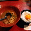 得正 - 令和4年11月 ランチタイム
A定食 900円
肉入りカレーうどん＋玉子ライス