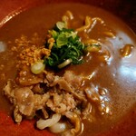 得正 - 肉入りカレーうどん