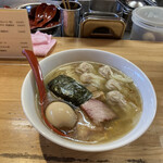 支那そば なかじま - シオワンタン味玉うす味