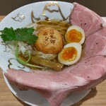 野口太郎 ラーメン 北新地本店 - 太郎ラーメン+味付煮玉子