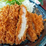 Katsu tei - 薩摩熟成ロースカツ断面