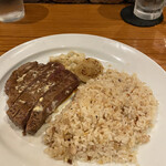 五番屋 - ガーリックライスとヒレステーキ