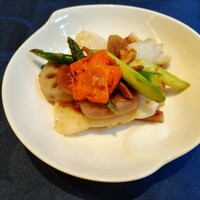 中国料理 桃李 - イカと季節野菜のXO醤炒め