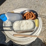 ファミリーマート - 炊きあがりばっちり！炊きたてご飯には塩がイチバン美味い。最高の昼ごはんやね
