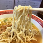 仙台中華そば 銘店嘉一 - 麺のアップ