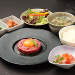[Limited to 10 meals per day] Luxury “100% raw meat” Yukhoe lunch