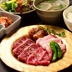 mixed Yakiniku (Grilled meat) lunch