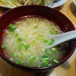 中国家庭料理 大福元 - 付属の湯(スープ)