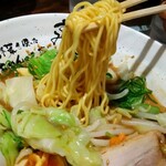 Ramen Sumire - 麺アップ