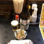 和泉 - 瓶ビール、大瓶(アサヒスーパードライ)