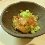 シロクマ食堂 - ぼたん海老の味噌和え