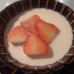 おにく 花柳 - 杏仁豆腐