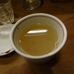 巽蕎麦 志ま平 - 蕎麦湯