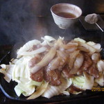 たねや日牟禮茶屋 - バームクーヘン豚の生姜焼