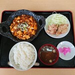 定食 よつ葉 - マーボー定食 950円