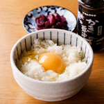 Rice with egg and Oyster soy sauce