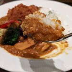 ヴァサラロード - ヒレカツと季節の野菜カレー(2022.11 )